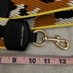 Marc Jacobs Black, Orange, White Crossbody Guitar Bag Strap